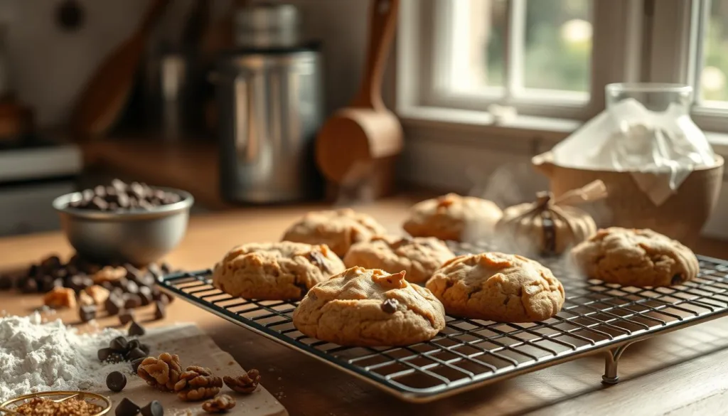 Fresh-baked cookies