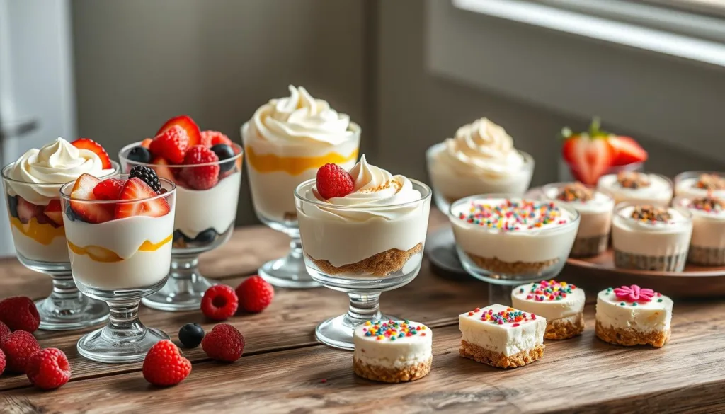 No-Bake Sweet Cream Desserts