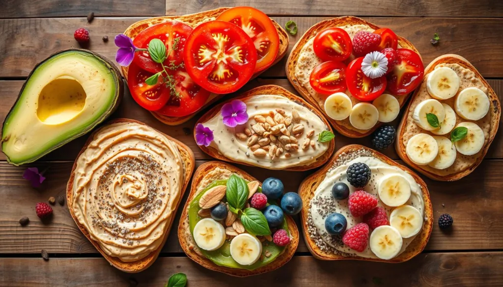 Vegan toast toppings