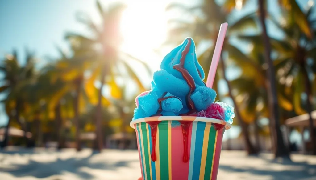 blue raspberry snow cone