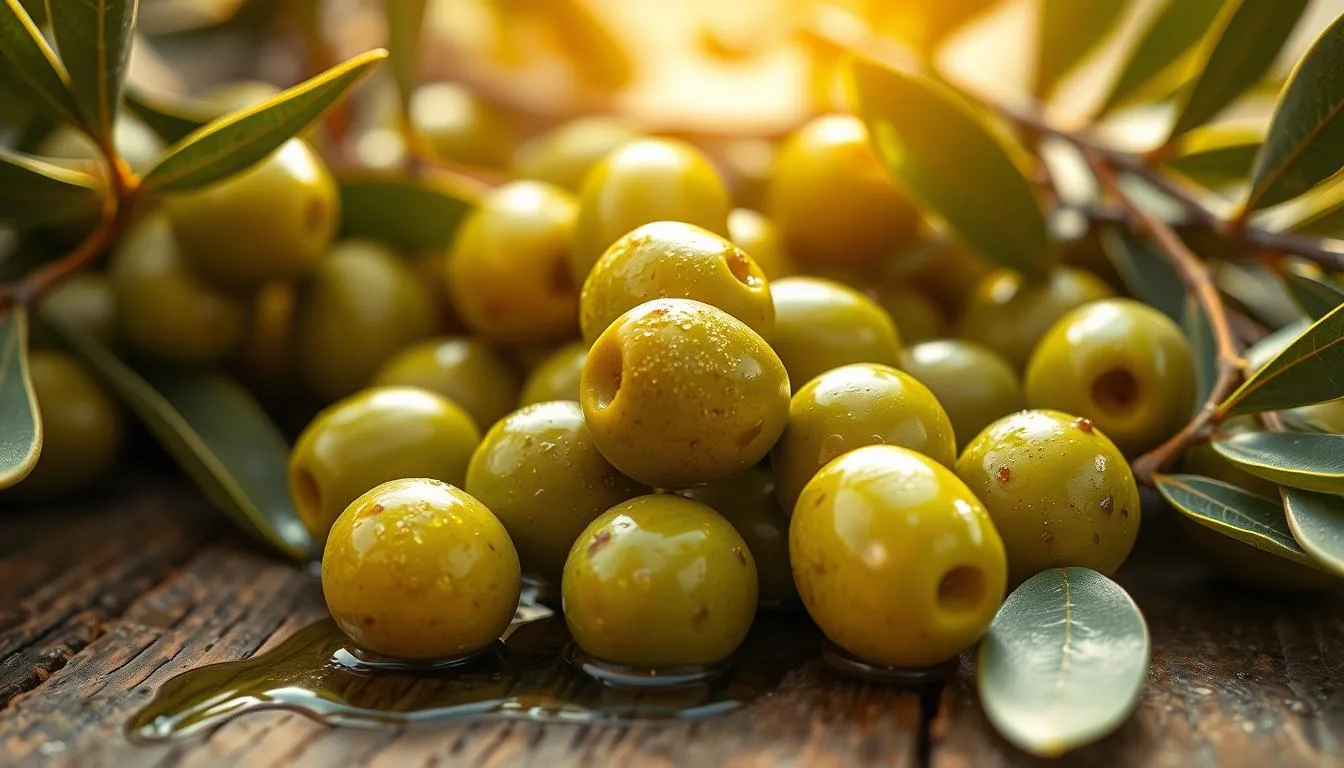 green olives