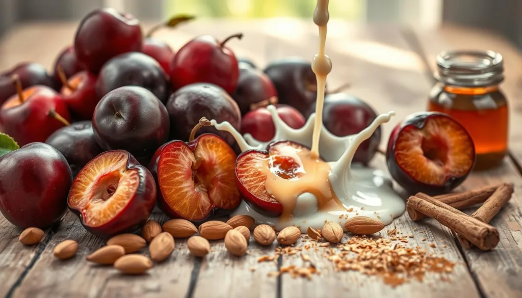 plum milk ingredients