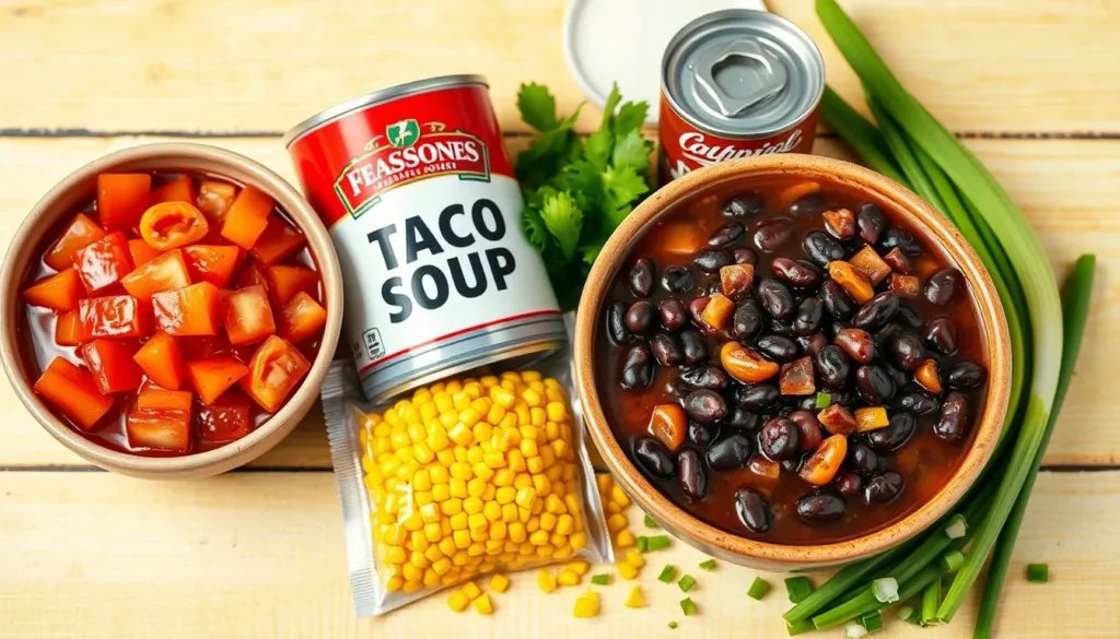 5 ingredient taco soup