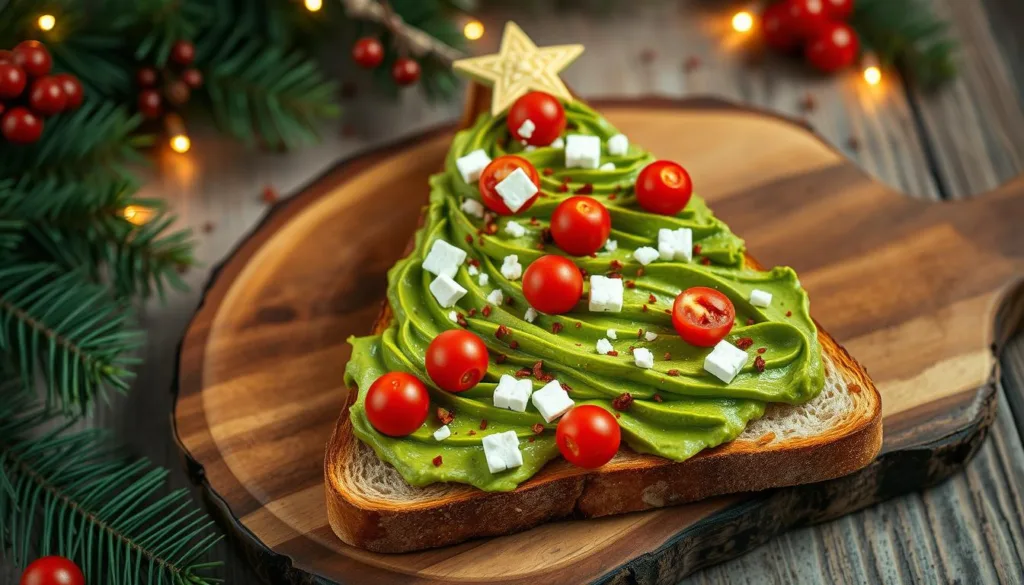 Christmas Avocado Toast