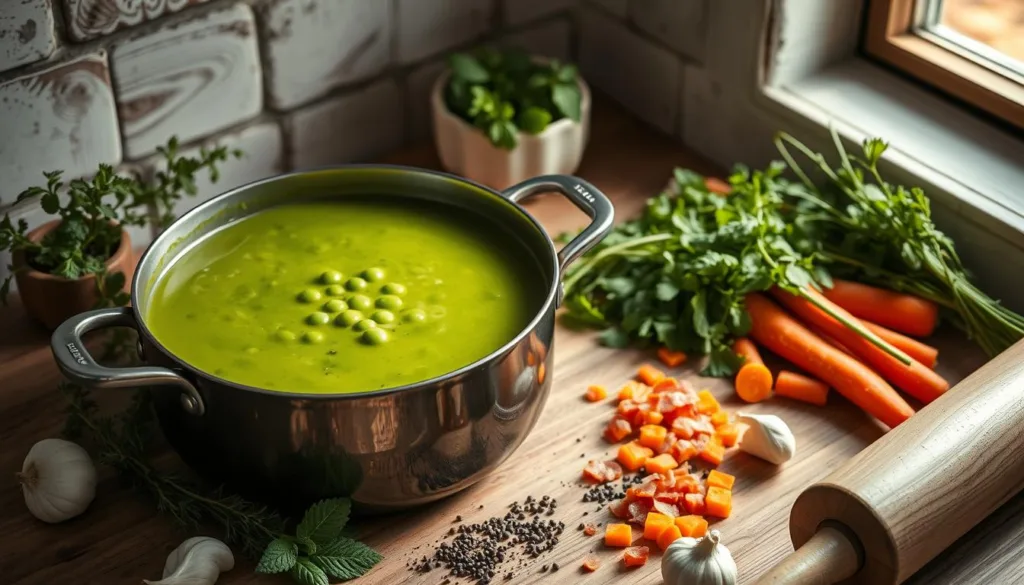 Flavor Enhancements in Pea Soup