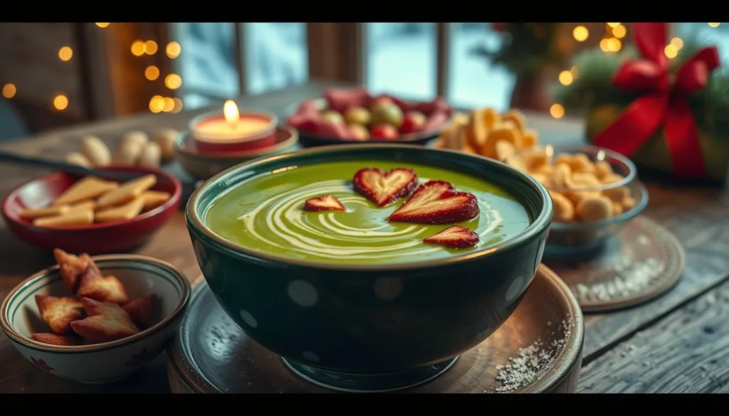 Grinch Soup, Holiday Meals, Novelty Foods