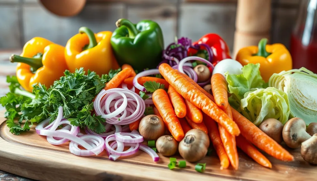 Mongolian Grill Vegetables