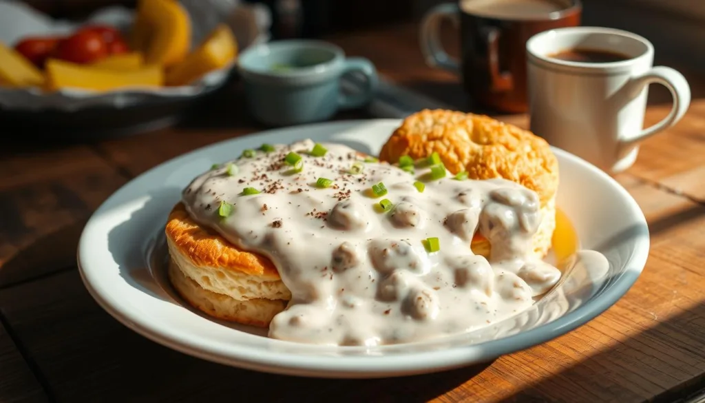 biscuits and gravy