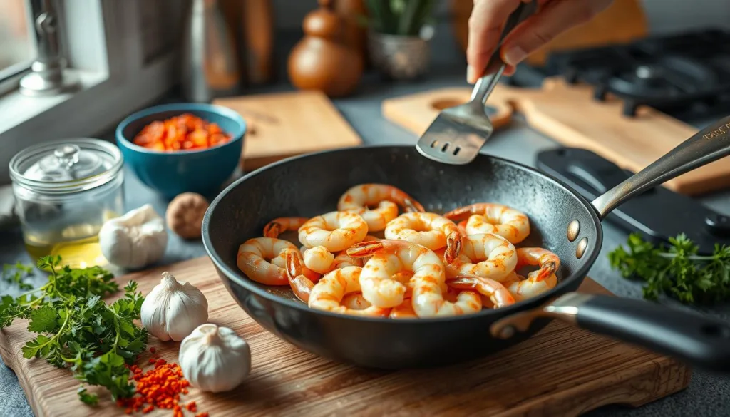 cooking techniques for flat shrimp