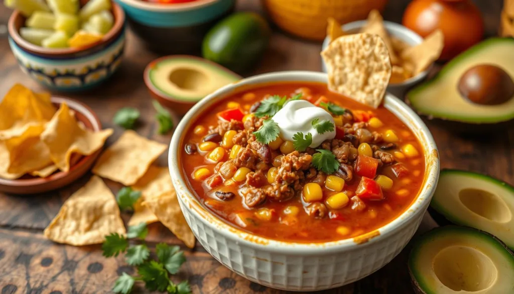 easy taco soup recipe