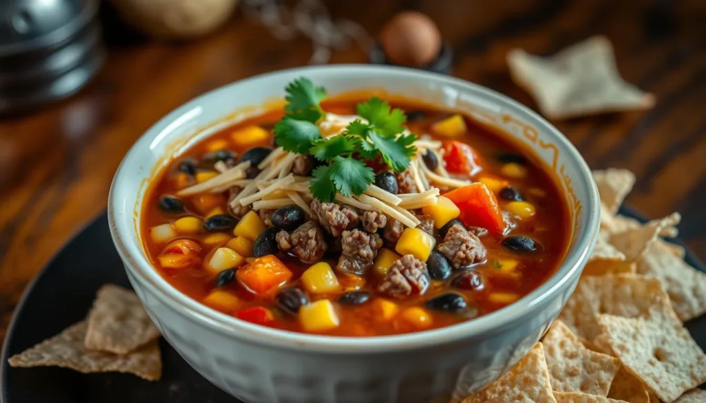 easy taco soup recipe