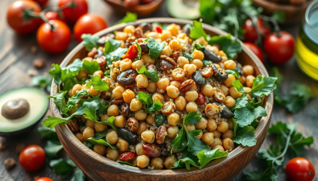 filling vegan salads