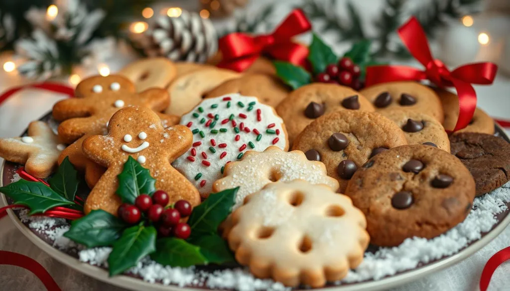 holiday cookie display