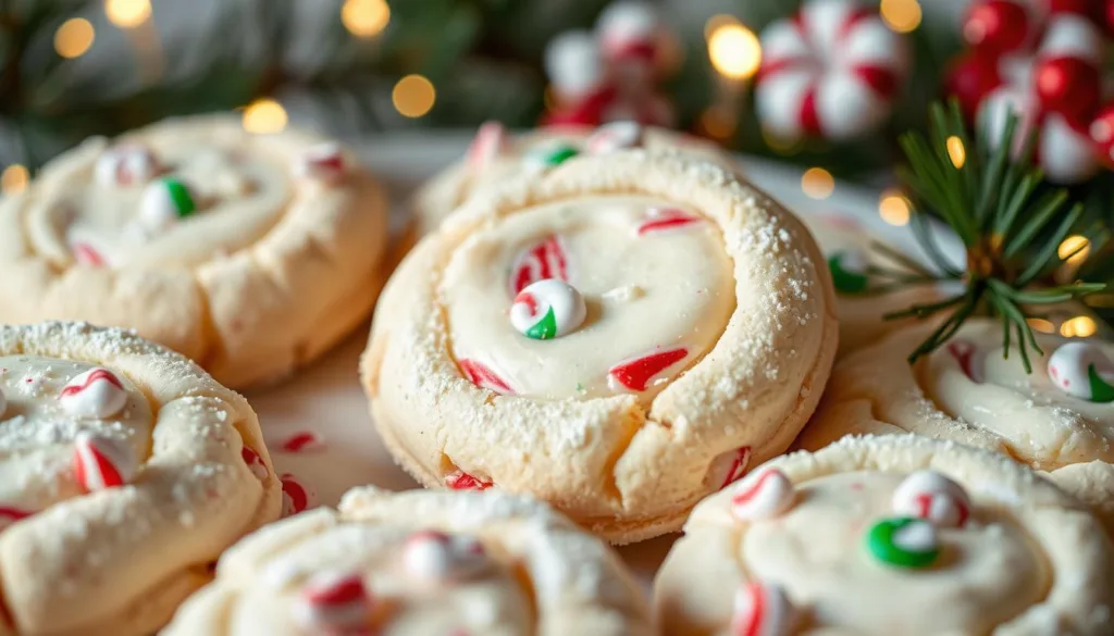 peppermint cheesecake cookies