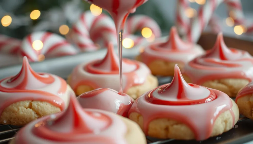 peppermint glaze for cookie decorating