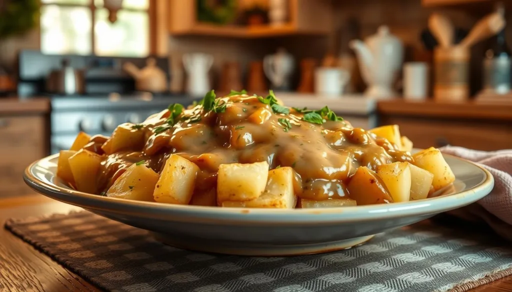 perfect side dish smothered potatoes