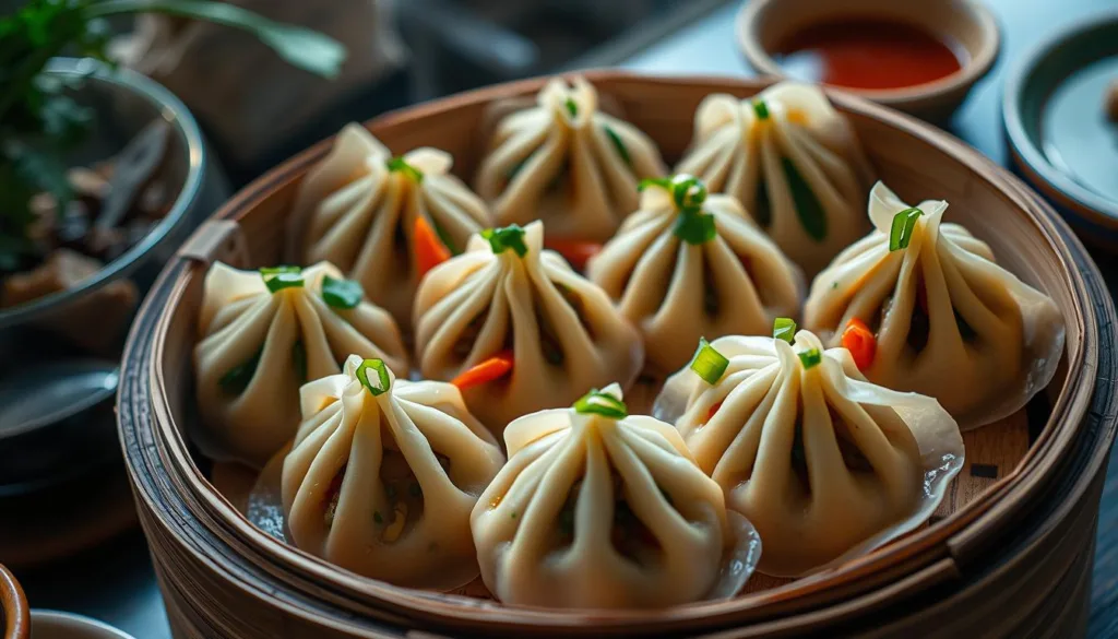 plant-based soup dumplings