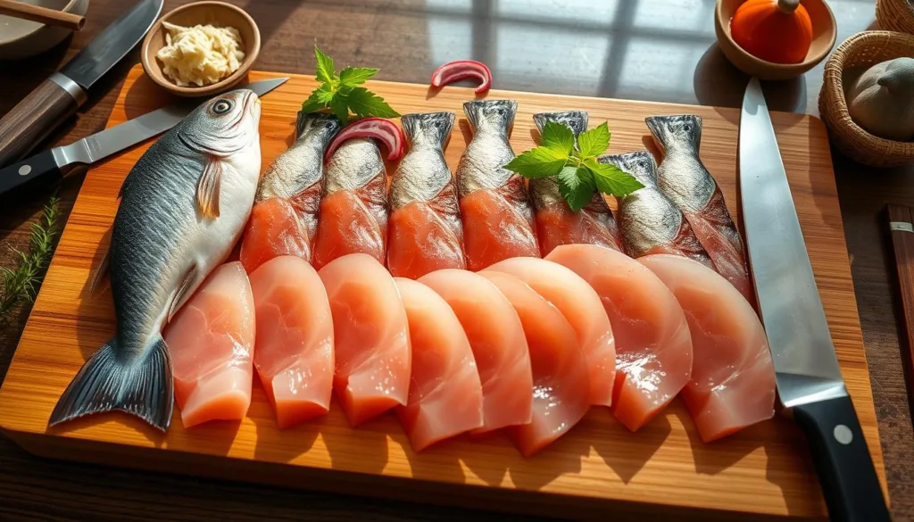 sashimi preparation