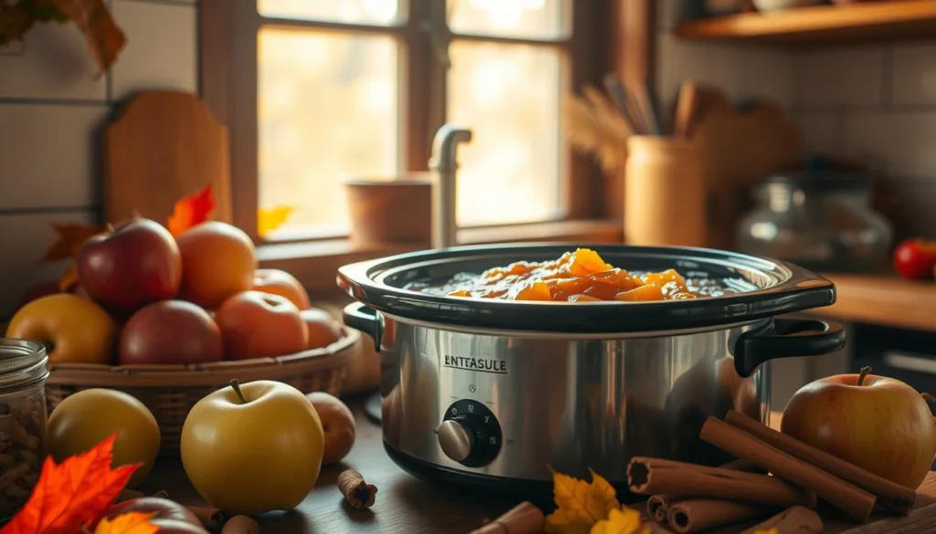 slow cooker apple butter