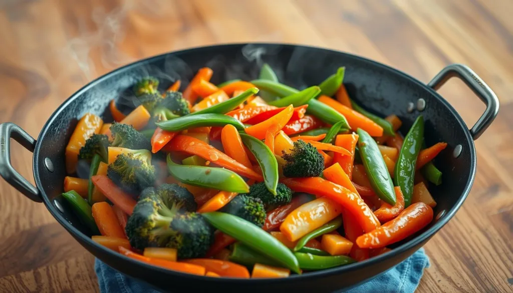 stir-fried vegetables